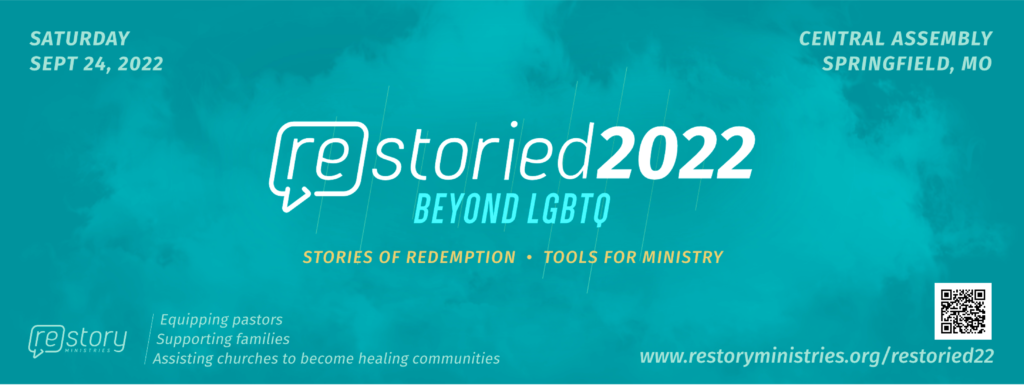 ReStoried 2022 on Sat Sept 24 at Central Assembly in Springfield MO